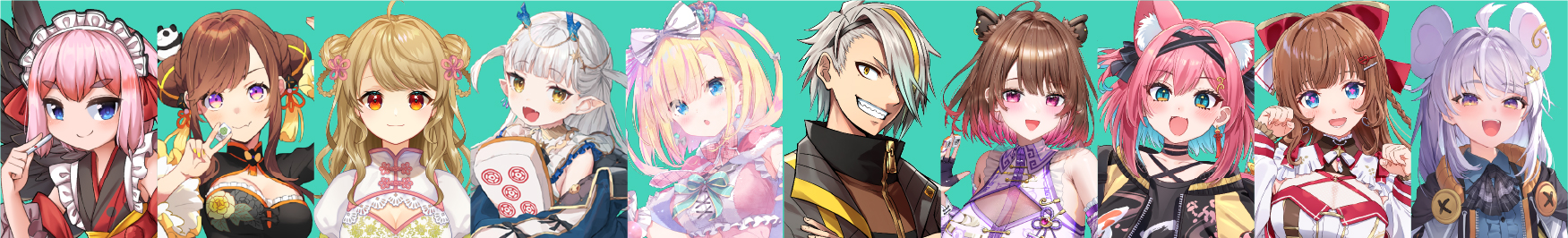 参加VTuber全員の写真